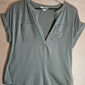 Lucky Brand Sage Green Women's Blouse